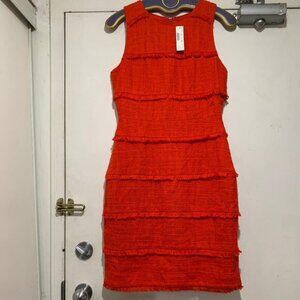 NEW J. CREW MIDI FRINGE DRESSES SIZE 6